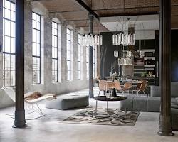 Estilo industrial de diseño de interiores