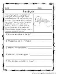 Some of the worksheets for this concept are reading comprehension work and childrens story, a visit to the water park, short comprehension passages for kids with questions, kindergarten wh questions stories, short paragraphs and comprehension questions, name rainy day surprise, first grade basic. Reading Comprehension Passages Amp Questions Quot Wh Quot Questions Reading Comprehension Reading Comprehension Passages March Reading Passages