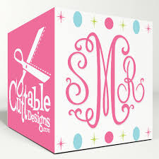 All designs are welded or grouped for easier handling. How To Work With Purchased Monogram Files In Silhouette Studio