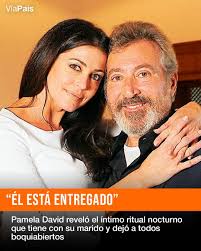 SE PUSO PICANTE🙈❤️‍🔥 La conductora compartió una sorprendente revelación  que tiene con su esposo en la cama y dejó sin palabras a todos. 👉Conocé  más https://viapais.ar/PamelaDavidIntimidad