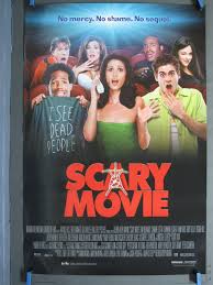 The film spoofs multiple genres including the horror, slasher, and mystery film genres. Scary Movie 2000 International One Sheet Poster For Sale
