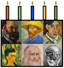 New Artist Birthdays Calendar Artist Birthday Homeschool Art Art Classroom