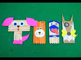 5 Easy Popsicle Stick Crafts Simple Cute Puppies Or Dogs Toys For Kids Youtube Popcycle Stick Crafts Spring Crafts For Kids Craft Stick Crafts