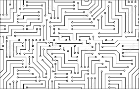 The copper foil used in circuit boards is typically in sheets of ½ oz. Schwarz Weiss Printed Circuit Board Nahtlose Hintergrund Mit Muster In Der Farbfelder Lizenzfrei Nutzbare Vektorgrafiken Clip Arts Illustrationen Image 25526679