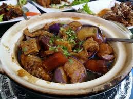 Add the cleaned soaked salt fish dry, tumeric powder and fry again for 2 minutes. Salted Fish With Egg Plant In Clay Pot Picture Of Man Yuan Fang Melaka Tripadvisor