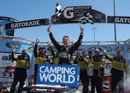 The 2018 nascar camping world truck series was the 24th season of the third highest stock car racing series sanctioned by nascar in north america. John Hunter Nemechek Charges To Camping World Truck Series Win At Martinsville