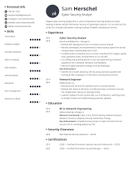 cyber security resumeexamples and 25+