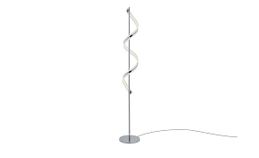 Trio Led Stehleuchte Chrom Acryl Geschwungen