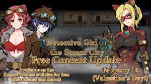 Detective Girl of the Steam City Free Content Update Now Available! -  Kagura Games