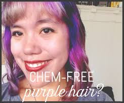 How to Color Your Hair Purple Without Using Chemical Dyes