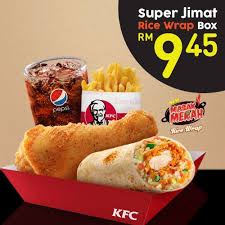 Kfc Classic Kfc All New Tastes Super Jimat Rice Wrap Facebook