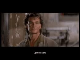 You're too stupid to have a good time. Opinions Vary Road House Gif Opinionsvary Roadhouse Patrickswayze Discover Share Gifs