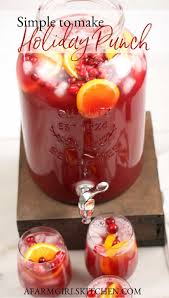 The Best Christmas Holiday Punch Recipe A Farmgirl S Kitchen Holiday Punch Recipe Christmas Punch Recipes Christmas Food