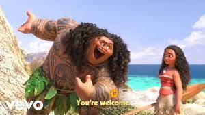 Dwayne Johnson You Re Welcome From Moana Sing Along Youtube