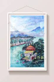 30 contoh lukisan pemandangan yang mudah ditiru menggunakan cat air cara menggambar pemandangan alam menggunakan pensil dan cat sketsa pemandangan lukisan Gaya Cina Tinta Cat Air Lukisan Pemandangan Arsitektur Sungai Ilustrasi Ilustrasi Templat Psd Unduhan Gratis Pikbest