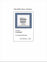 You can add your own photo or select one of our custom designs to get started. Employee Photo Id Badge Portrait
