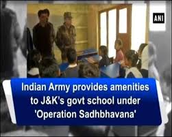 Indian Army Provides Amenities To J K S Govt School Under Operation Sadhbhavana