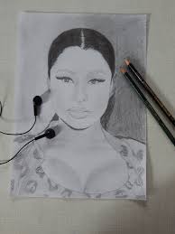 Nicki Minaj Portrait Drawing Lovers Art Portrait Drawing Art Sketches