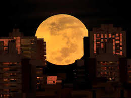 Lunar eclipse, often called a blood moon due to its red colour. 4yaesmaesjoy2m