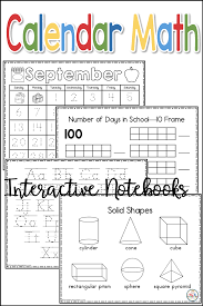 Calendar Math In 2020 Calendar Math Calendar Notebook Interactive Calendar