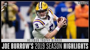 More heisman trophy winners have gone undrafted (15) than have made the pro football hall of fame (9, with the induction of tim brown this year). Heisman Trophy Winner Joe Burrow S 2019 Season Highlights Cbs Sports Youtube