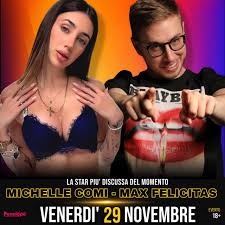 Pontedera (PI) - Una Notte Indimenticabile con le Star Michelle Comi e Max  Felicitas