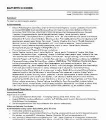 instructional coach objectives resume
