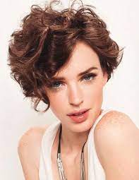 You may indulge in a variety of pixie hairstyles with slicked back or tousled hair, try short pixie hairstyles for curly hair, asymmetrical vintage 'dos or funky faux hawks. Trendy Short Hair Style 2019 To 2020 Haircuts For Curly Hair Hair Styles Curly Hair Styles
