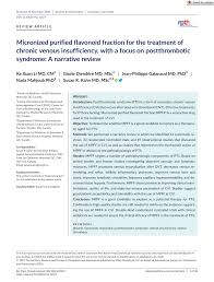 Catherine une belle femme mature et sexy. Pdf Micronized Purified Flavonoid Fraction For The Treatment Of Chronic Venous Insufficiency With A Focus On Postthrombotic Syndrome A Narrative Review