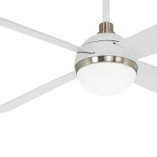 This is better than any other ceiling fan that i have ever had and used. Minka Aire Orb Led Flat White Brushed Nickel Led Ceiling Fan With Light F623l Whf Bn Destination Lighting