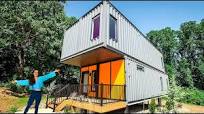 MASSIVE 4-UNIT SHIPPING CONTAINER HOME (Full Airbnb Tour)!