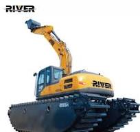 River-200 Afrika Fiyat Modeli Amfibi Ekskavatör Dredge Pompası Sıcak Satış  Üretimi