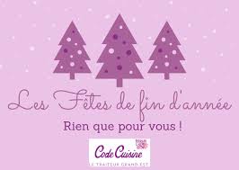 Notre Carte Des Fetes De Noel Est Disponible Code Cuisine