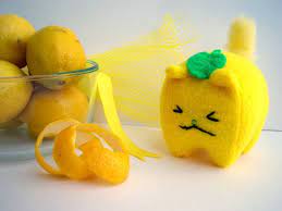 Lemon The Bitter Kitty Yellow Stuffed Kitten Stuffed Animal Etsy Stuffed Animal Cat Kitten Stuffed Animals Felt Cat