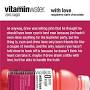 Vitaminwater with love from www.walmart.com