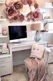 Houseandhome.com takes you inside beautiful and designer hilary ramsay outlines how to design an elegant home office. Pretty Home Office Ideas For Women Beautiful Glam Chic Home Office Inspiration Just For Her Cozy Home Office Feminine Home Offices Home Office Decor