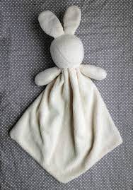 Bunny Lovey Baby Security Blanket Bluprint Lovey Sewing Pattern Baby Blanket Animals Baby Blanket Toy