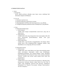 Sistematika dan kebahasaan kritik dan esai. Contoh Soal Kritik Dan Esai Dikdasmen