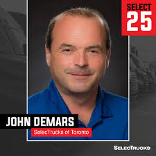 Today, we're celebrating John Demars, another member of our Select25.  Around the @selectruckstoronto Center, he goes by a different name—the  “everything guy.” His journey with SelecTrucks began 23 years ago when he