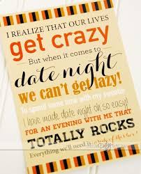 Date Night Poem Date Night Gifts Night Poem Date Night Basket