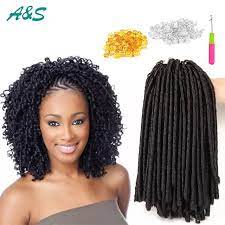 Online Shop 14inch Faux Locs Crochet Hair Dreadlocks Braids Havana Mambo Twist Crochet Braid H Braided Hairstyles Dread Hairstyles African Hair Braiding Styles