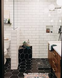 How S This Renovation For Some Monday Motivation Modern Bathroom Tile Mid Century Modern Bathroom Mid Century Bathroom
