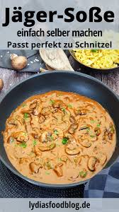 Jagersosse Mit Spatzle Lydiasfoodblog Rezept Jagersosse Vegetarische Gerichte Essensrezepte