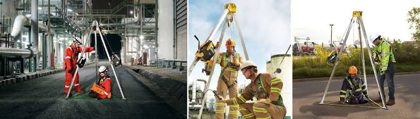 Bộ gi&aacute; cứu hộ 3 ch&acirc;n MSA Workman Tripods