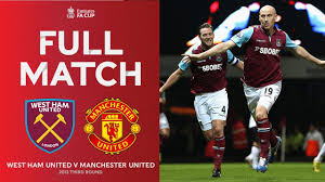 Lingard, de gea earn dramatic late man utd win. Full Match West Ham United V Manchester United Third Round 2012 13 Youtube
