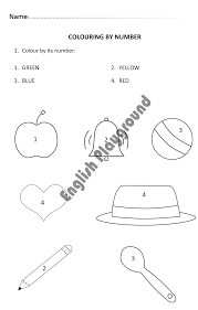 Colouring By Number For Nursery And Reception Students Teaching Numbers Fun Worksheets Teaching