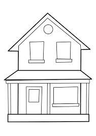 Dibujo De Casa Para Colorear
