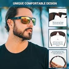 TOREGE Sports Polarized Sunglasses for Men Women Flexible Frame Cycling  Running Driving Fishing Trekking Glasses TR24 (Matte Black & Red & Orange  Revo Lens) : Buy Online at Best Price in KSA -