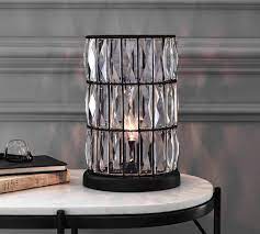 But when it comes to red accent lamps, it is best to adopt a bolder and more colorful approach. Adeline Crystal Ambient Accent Table Lamp Pottery Barn