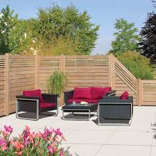 Larchenzaun Lamellenzaun Sichtschutz Larche Naturgeflechte24 De Larchenzaun Sichtschutz Larche Gartenmobel Sets